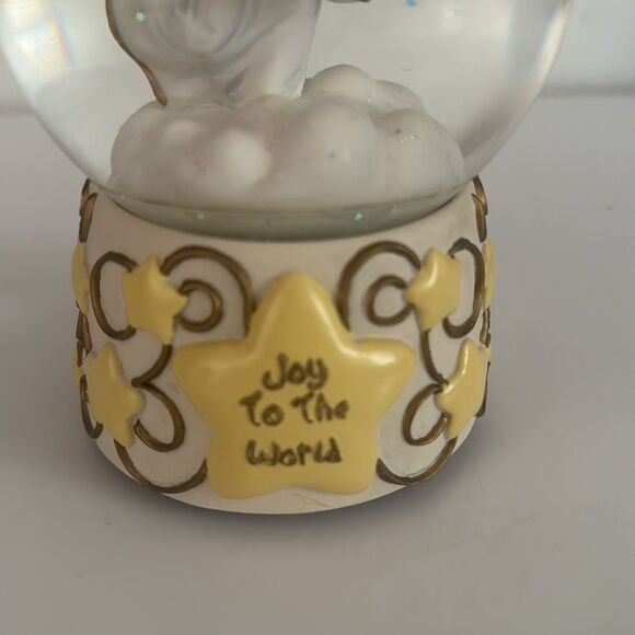 Vintage Precious Moments Porcelain Snow/ Water Globe & Musical Rotating Angel - Picture 4 of 5
